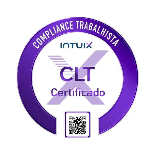 Selo INTUIX que representa o certificado CLT para a Humana´s